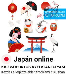 Japán online csoportos tanfolyam