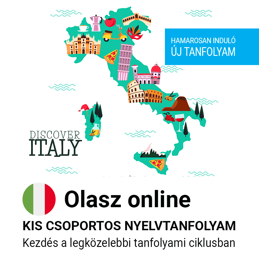 Olasz online új csoportos nyelvtanfolyam
